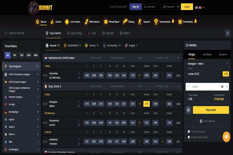 Donbet Review