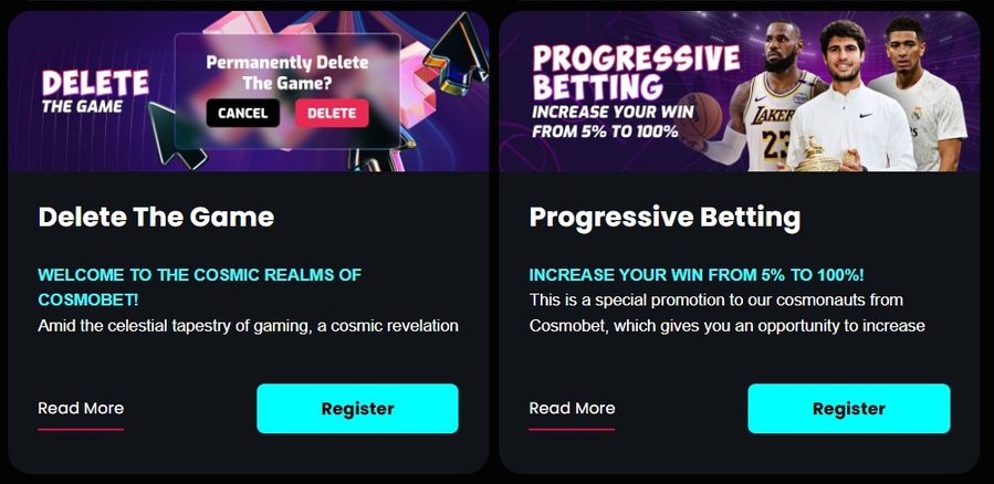 Cosmobet Promotions
