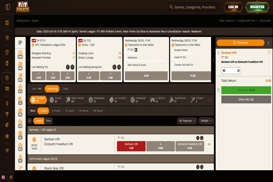 Fat Pirate sportsbook review