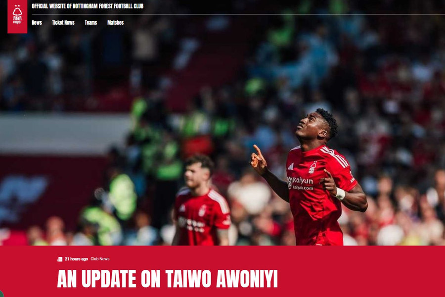 Taiwo Awoniyi Injury