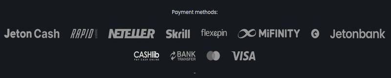 30Bet Payment Methods