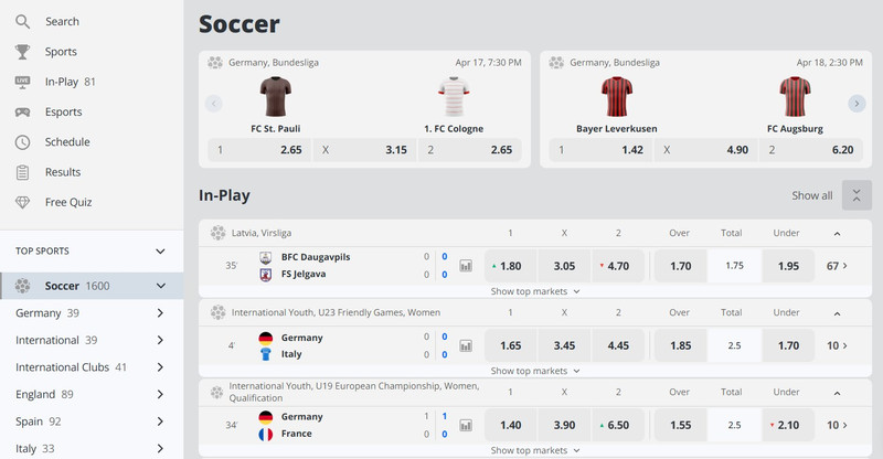30Bet Sportsbook